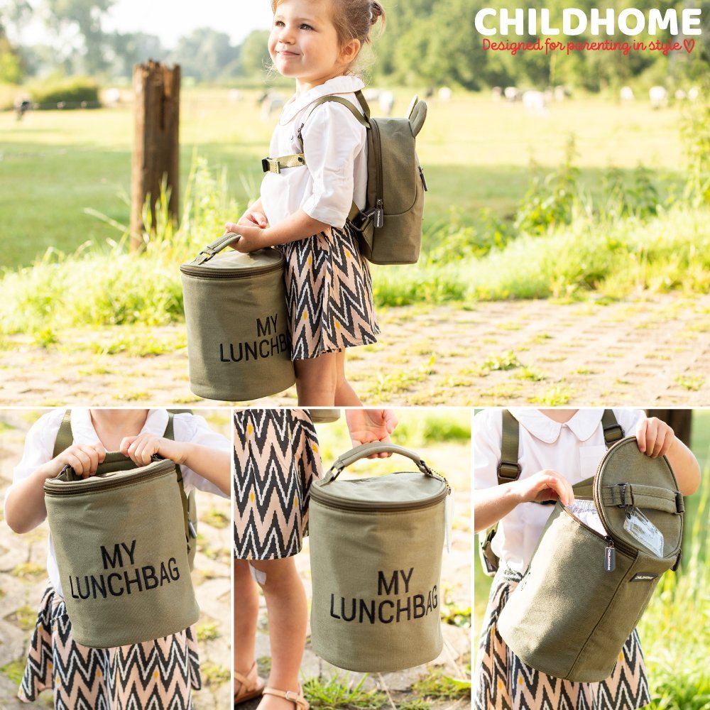 Geanta termoizolanta Childhome My Lunchbag Kaki – imaginea 6