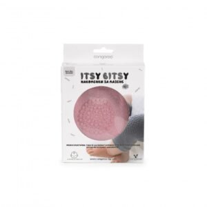 Set 2 genunchiere copii Cangaroo Itsy Bitsy Pink,protejeaza de abraziuni si rani,material de bumbac moale si elastic,dimensiune universala,potrivite de la 6 luni-3 ani