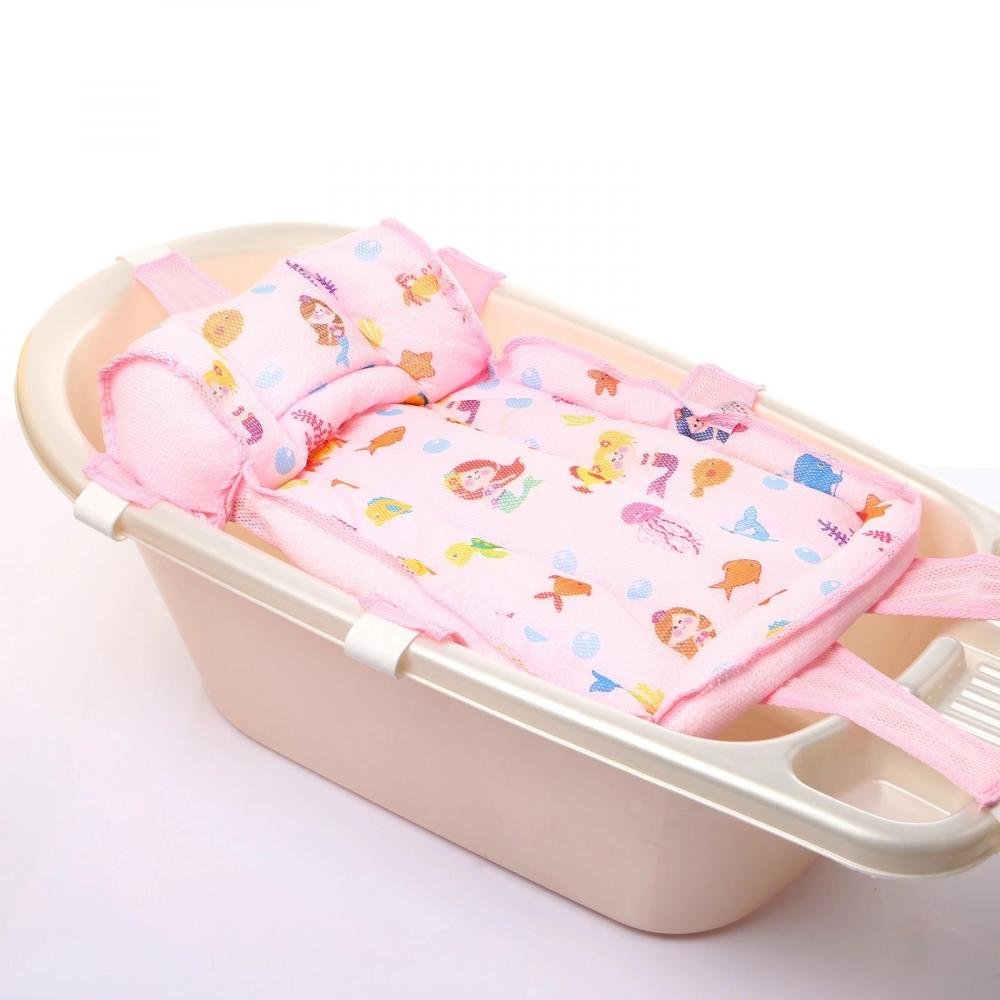 Hamac din spuma pentru cadita Ocean Baby Bath Pink – imaginea 2