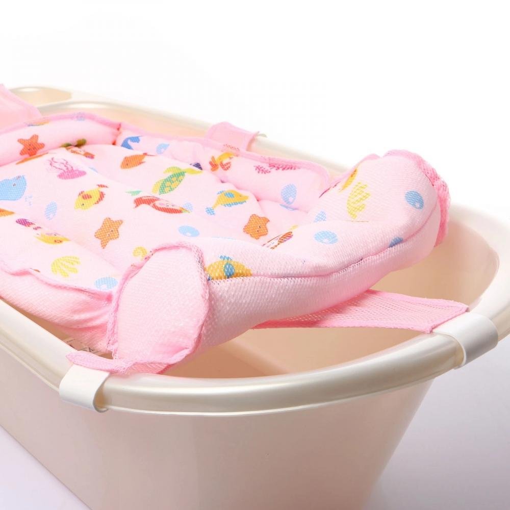 Hamac din spuma pentru cadita Ocean Baby Bath Pink – imaginea 3