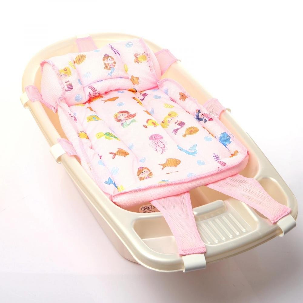 Hamac din spuma pentru cadita Ocean Baby Bath Pink – imaginea 4