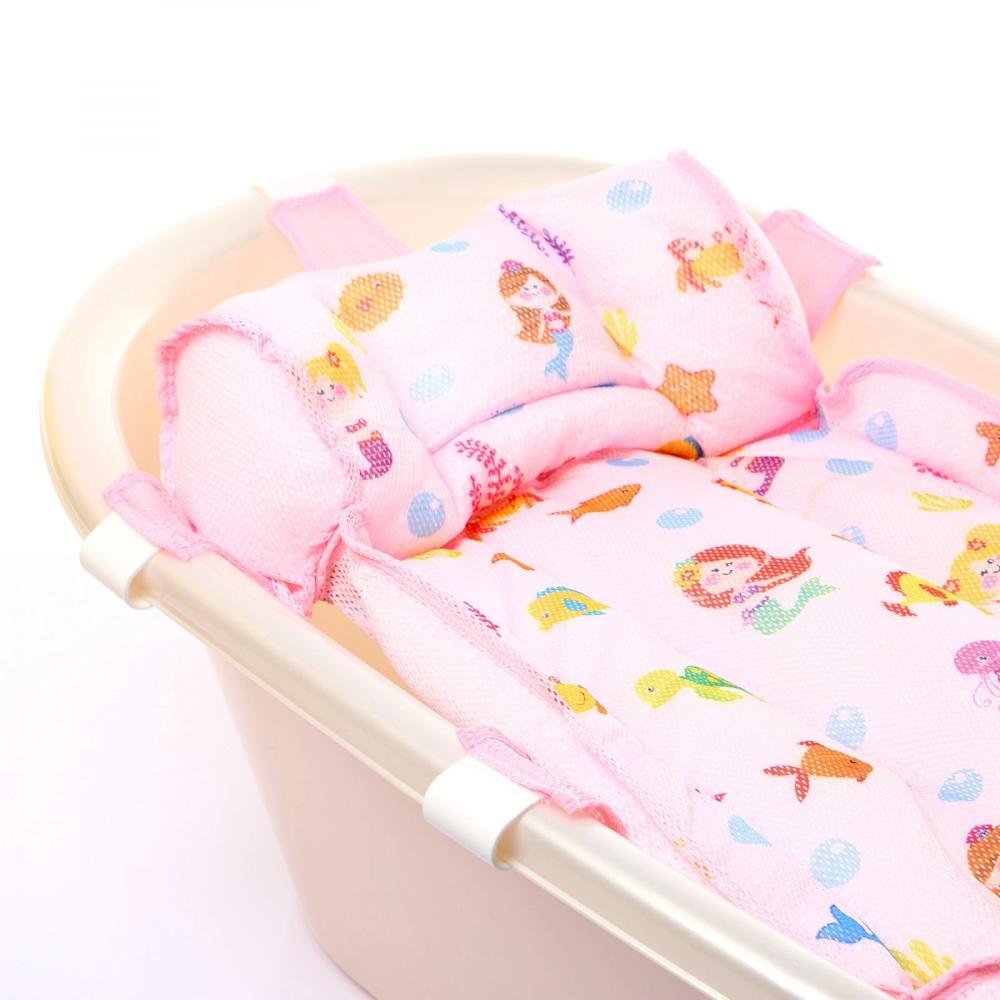 Hamac din spuma pentru cadita Ocean Baby Bath Pink – imaginea 5