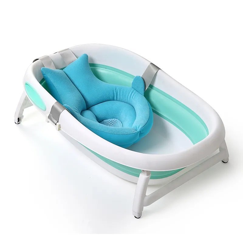 Hamac pentru cadita Moni Whale Blue,potrivit de la nastere,material terry moale,dimensiune 51×31 cm – imaginea 4