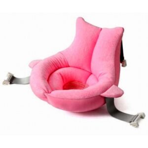 Hamac pentru cadita Moni Whale Pink potrivit de la nastere,material terry moale,dimensiune 51x31 cm