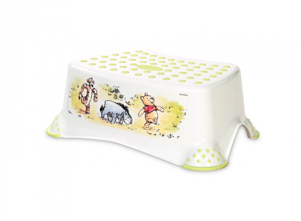 Inaltator pentru baie antiderapant Disney Pooh  Friends White