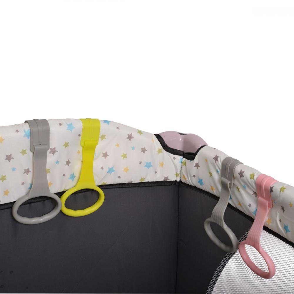 Set 2 inele pentru tarc de joaca Moni PinkGrey – imaginea 2