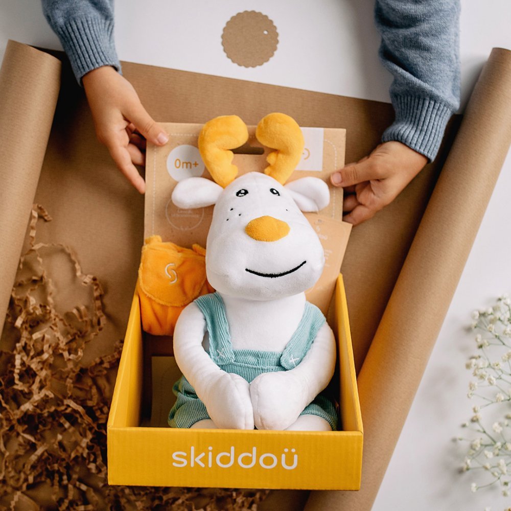 Jucarie copii Skiddou ren de plus 30 cm – imaginea 3