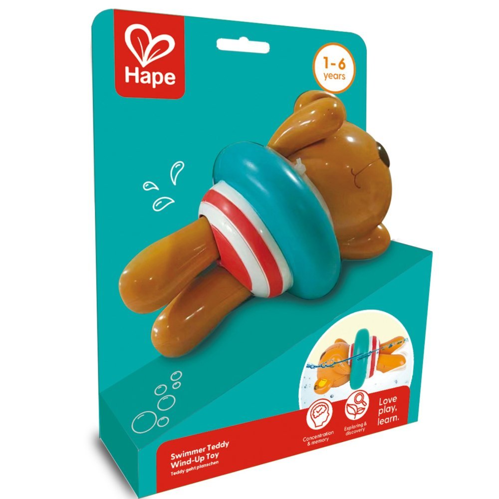 Jucarie de baie Hape Teddy inotatorul – imaginea 3