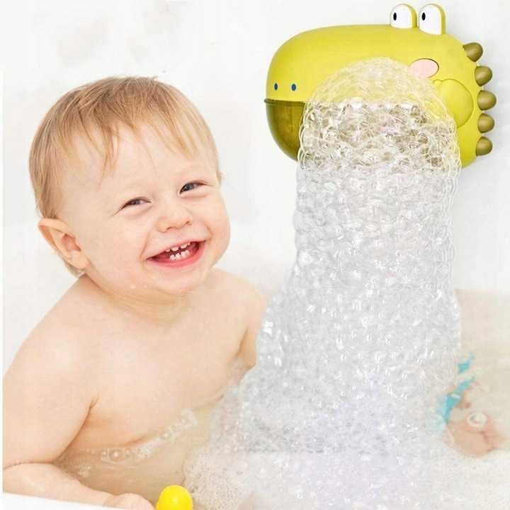 Jucarie de baie cu baloane de sapun crocodil ikonka – imaginea 4