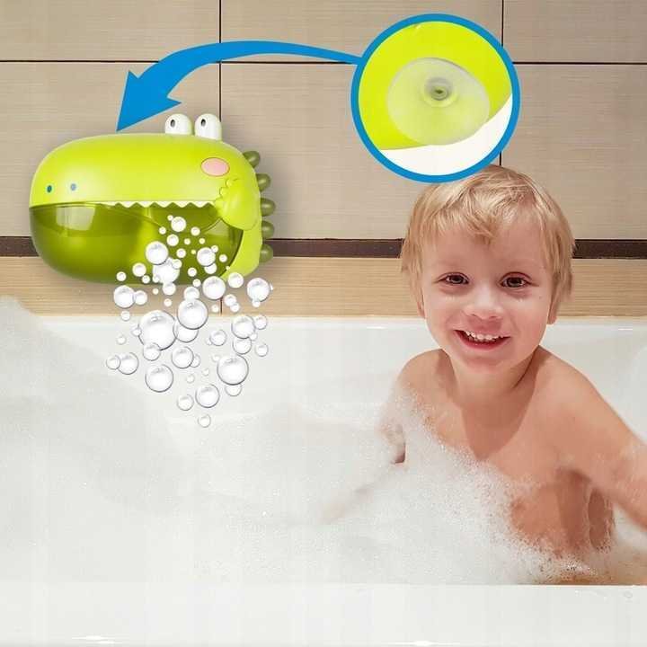 Jucarie de baie cu baloane de sapun crocodil ikonka – imaginea 5