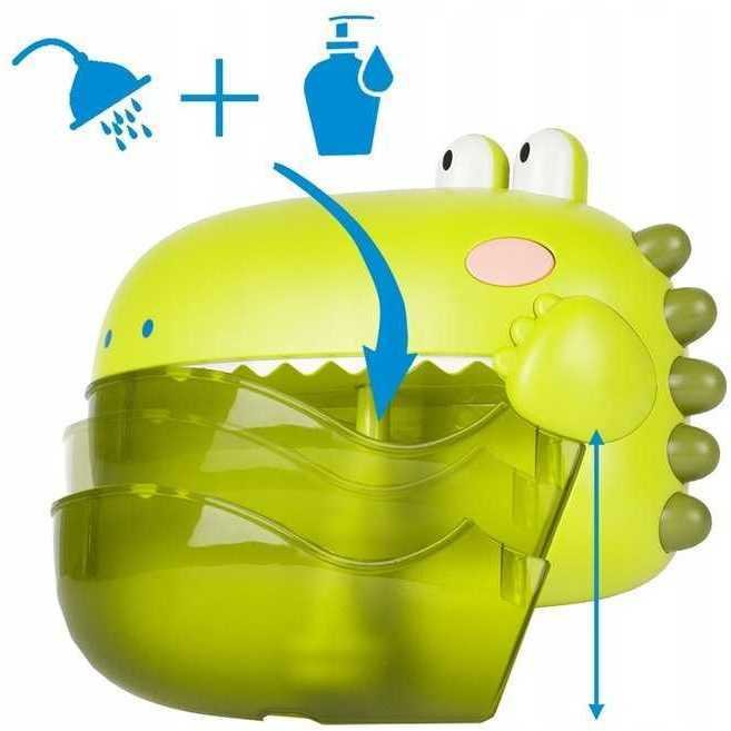 Jucarie de baie cu baloane de sapun crocodil ikonka – imaginea 6