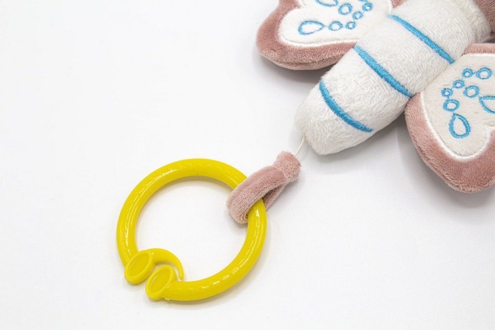 Jucarie din plus BabyJem cu vibratii Fluture Roz – imaginea 3