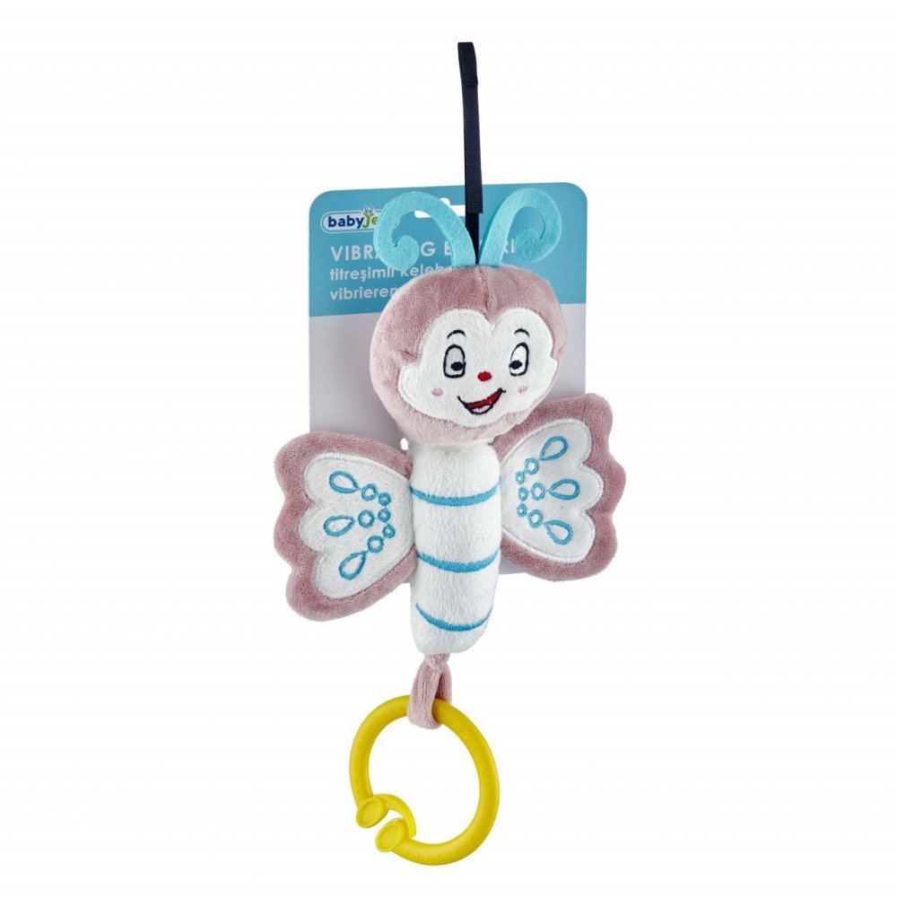 Jucarie din plus BabyJem cu vibratii Fluture Roz – imaginea 5