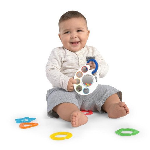 Jucarie zornaitoare cu inele multicolore Bright Starts – imaginea 8