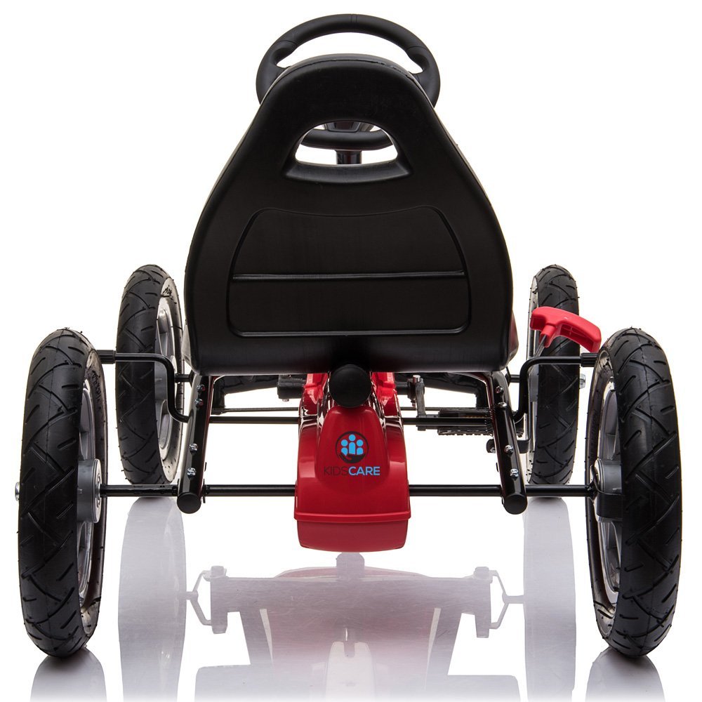 Kart cu pedale si roti gonflabile Corssa Kidscare Rosu – imaginea 3