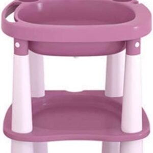 Lavoar Little Mom Purple pentru igiena copiilor, reglabil pe inaltime, fara BPA, varsta 3 ani+, dimensiuni 41,9 x 39 x84 cm