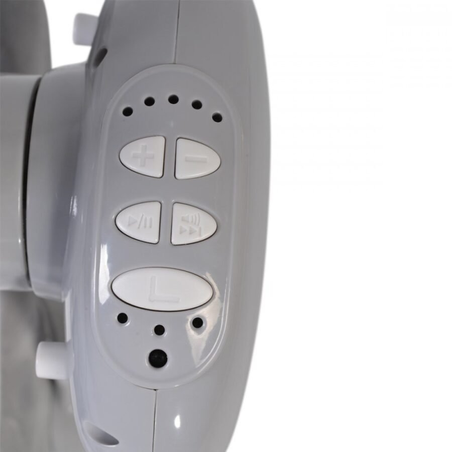 Leagan electric cu telecomanda si conectare la priza Zazu Grey – imaginea 2