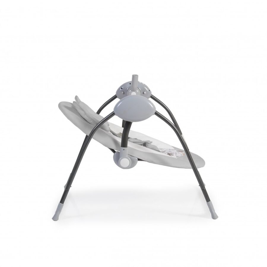 Leagan electric cu telecomanda si conectare la priza Zazu Grey – imaginea 5
