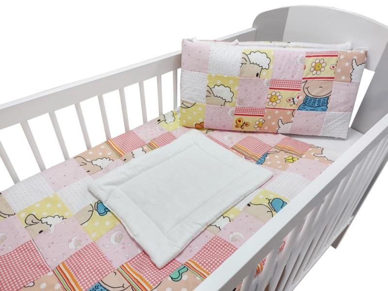 Lenjerie Mini Patratel multicolor girl 4 piese 120×60 – imaginea 3