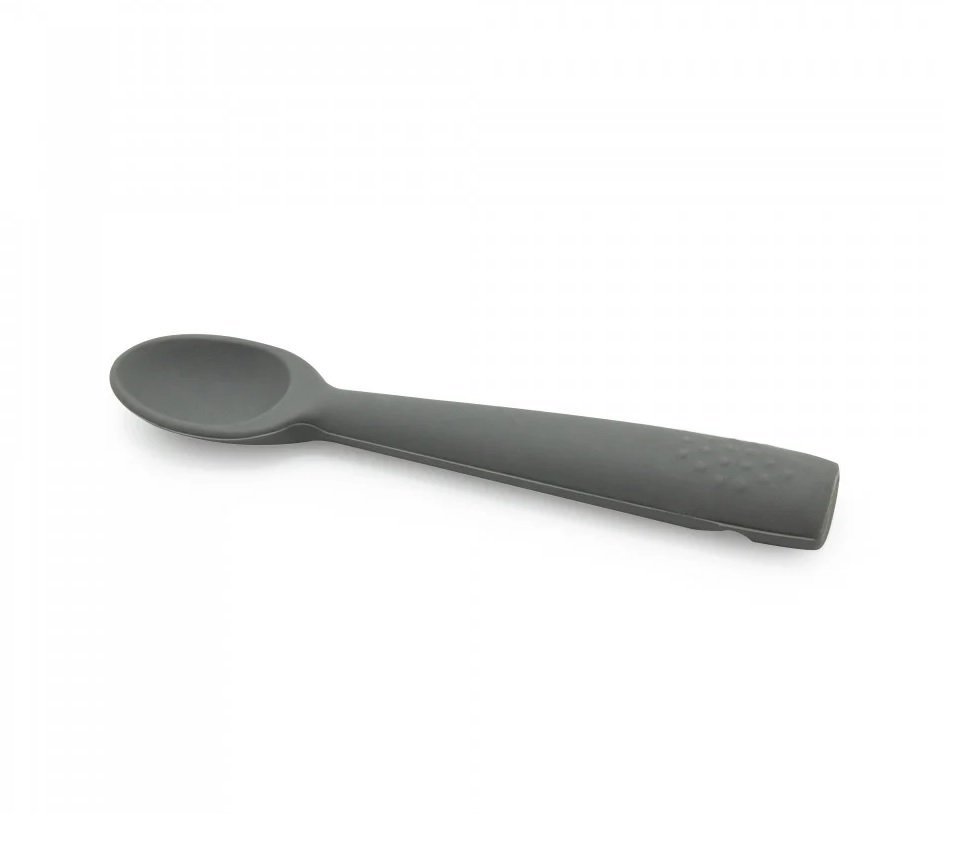 Lingurita din silicon BabyJem Gri – imaginea 2