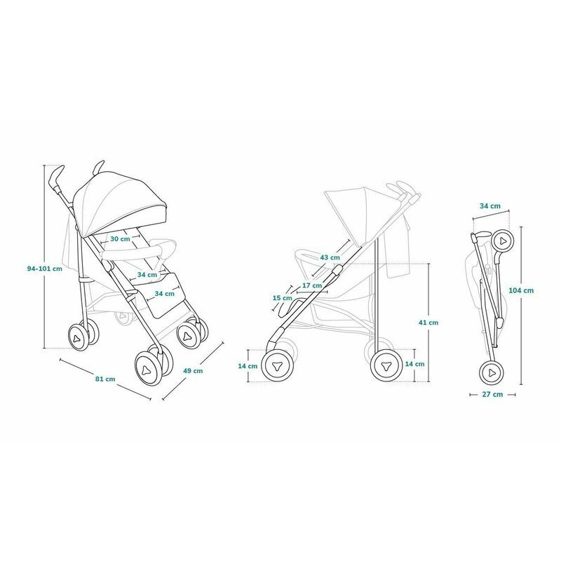 Carucior sport Lionelo Irma Dreamin, Editie limitata, Cu plasa de tantari, Standard de siguranta EN1888-1 Negru