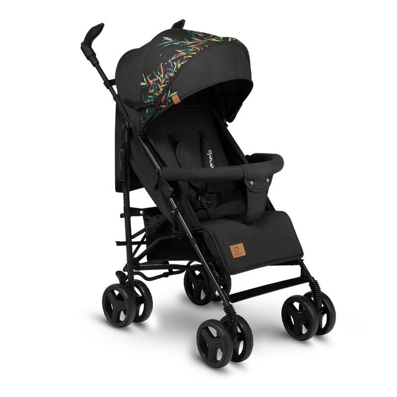Carucior sport Lionelo Irma Dreamin, Editie limitata, Cu plasa de tantari, Standard de siguranta EN1888-1 Negru – imaginea 3