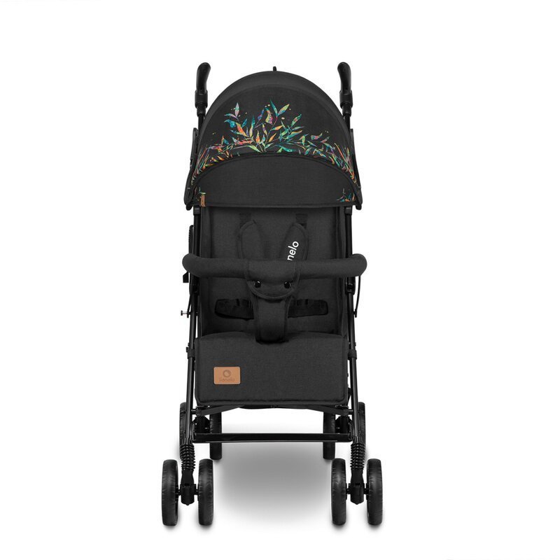 Carucior sport Lionelo Irma Dreamin, Editie limitata, Cu plasa de tantari, Standard de siguranta EN1888-1 Negru – imaginea 4