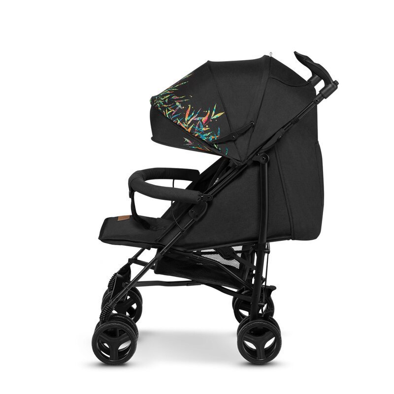 Carucior sport Lionelo Irma Dreamin, Editie limitata, Cu plasa de tantari, Standard de siguranta EN1888-1 Negru – imaginea 5