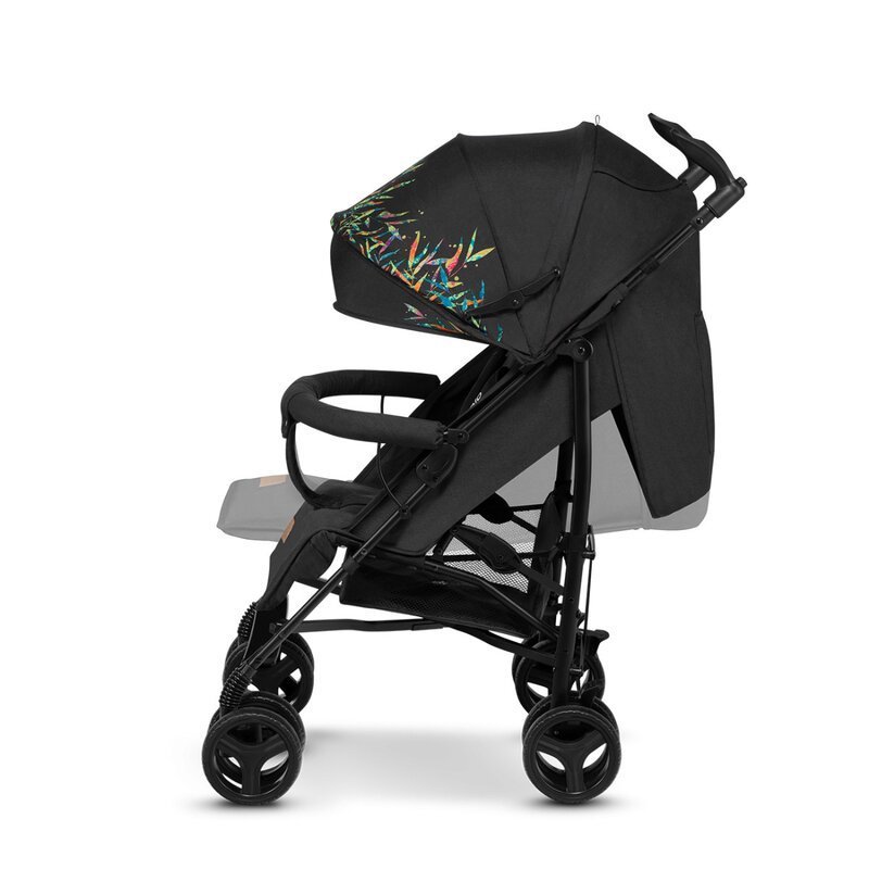 Carucior sport Lionelo Irma Dreamin, Editie limitata, Cu plasa de tantari, Standard de siguranta EN1888-1 Negru – imaginea 6
