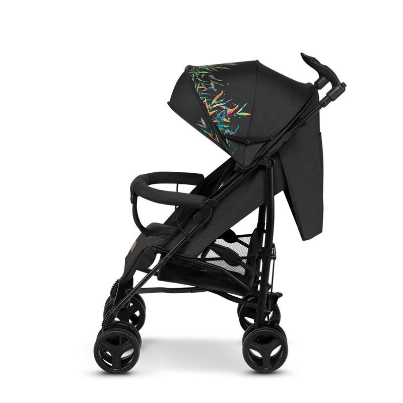Carucior sport Lionelo Irma Dreamin, Editie limitata, Cu plasa de tantari, Standard de siguranta EN1888-1 Negru – imaginea 7