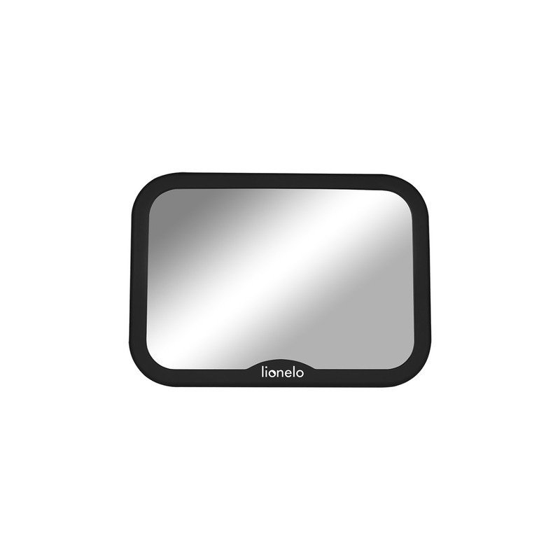 Oglinda auto retrovizoare Lionelo Sett 25×18 cm rotire 360 grade Black Carbon – imaginea 8
