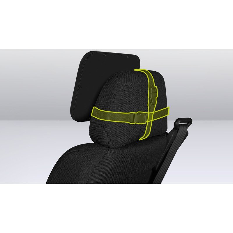 Oglinda auto retrovizoare Lionelo Sett 25×18 cm rotire 360 grade Black Carbon – imaginea 6