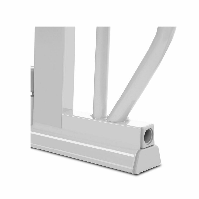 Poarta de siguranta cu suruburi Truus Slim Led cu lumina led cu senzor 105 cm gri Lionelo – imaginea 7