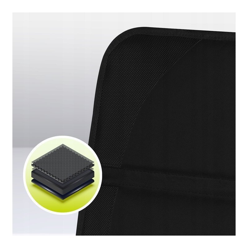 Protectie pentru bancheta masinii Lionelo Sikker 121,5×47,5 cm Negru – imaginea 5