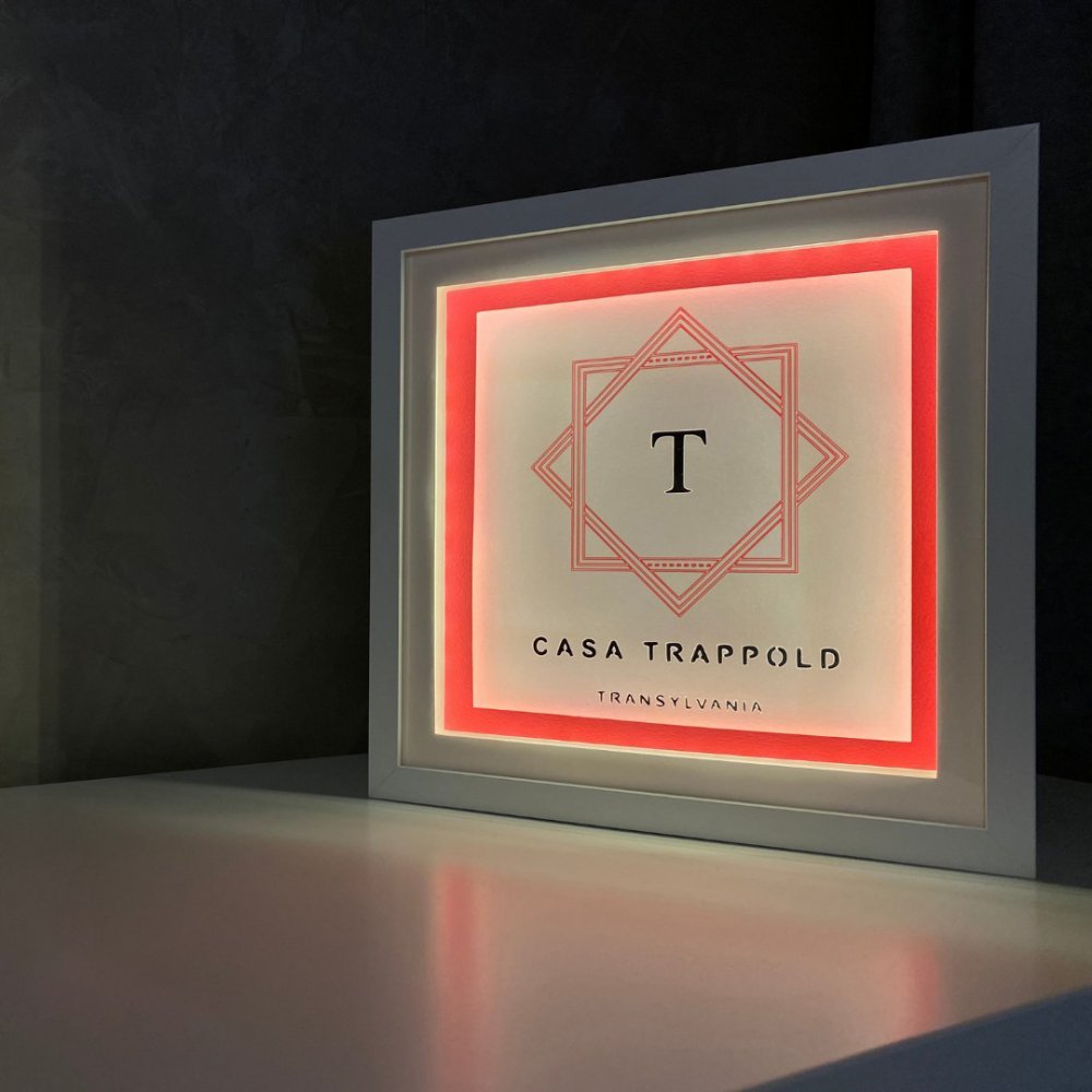 Tablou luminos Logo 019