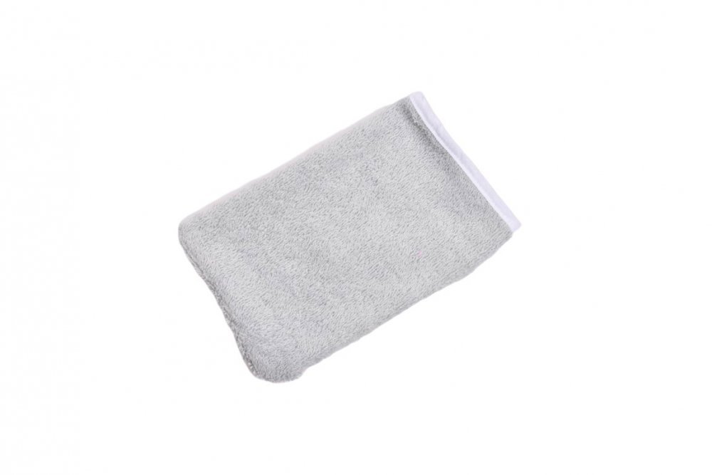 Manusa de baie frotir bumbac 21×12 cm gri