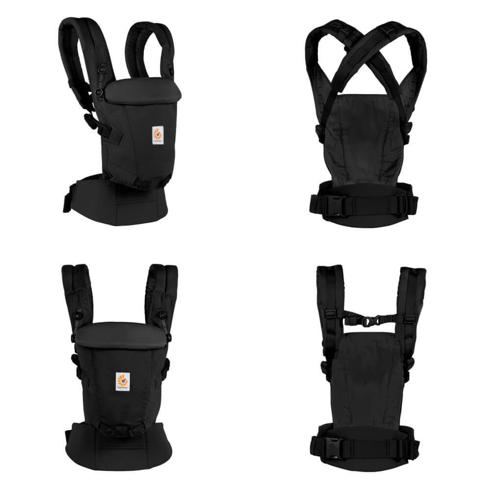Marsupiu Adapt Soft Touch Cotton Onix Black – imaginea 2