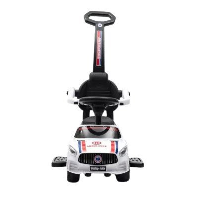Masinuta copii de impins R-Sport J7 Alb cu protectie impotriva rasturnarii, suport pentru picioare, maner pentru ghidare de catre parinte recomandata copiilor cu varsta cuprinsa intre 1-3 ani – imaginea 2