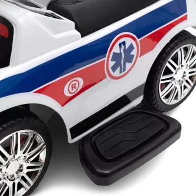 Masinuta copii de impins R-Sport J7 Alb cu protectie impotriva rasturnarii, suport pentru picioare, maner pentru ghidare de catre parinte recomandata copiilor cu varsta cuprinsa intre 1-3 ani – imaginea 3