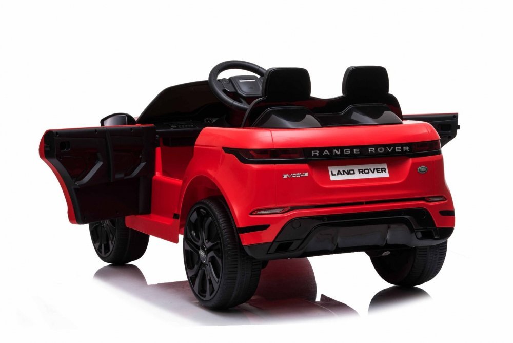 Masinuta electrica pentru copii Nichiduta Range Rover Red 12V 70W cu scaun piele si roti EVA, centuri siguranta, mufa mp3, slot usb, functie slow start, telecomanda – imaginea 4