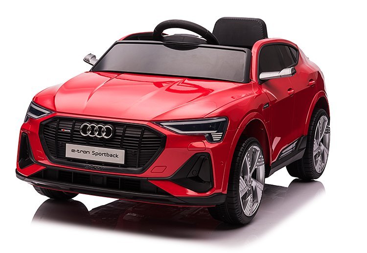 Masinuta electrica pentru copii Audi E-Tron SportBack Red cu licenta,roti eva,scaun piele,acumulator 12V,suspensii,sistem troller,usi cu deschidere,slow start,lumini LED,mp3usb,oglinzi retrovizoare,sarcina maxima 30 kg