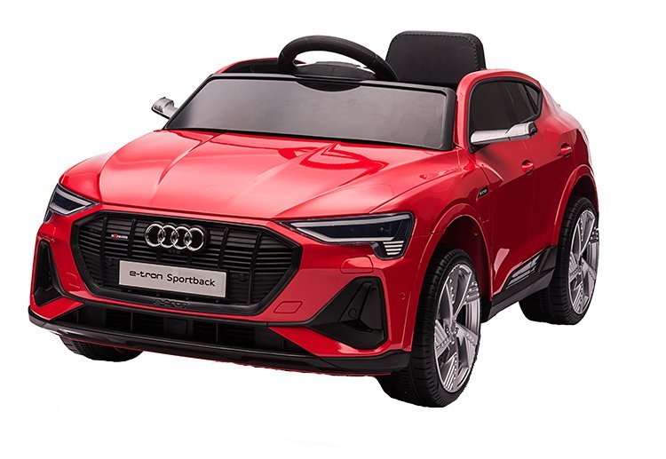 Masinuta electrica pentru copii Audi E-Tron SportBack Red cu licenta,roti eva,scaun piele,acumulator 12V,suspensii,sistem troller,usi cu deschidere,slow start,lumini LED,mp3usb,oglinzi retrovizoare,sarcina maxima 30 kg – imaginea 7