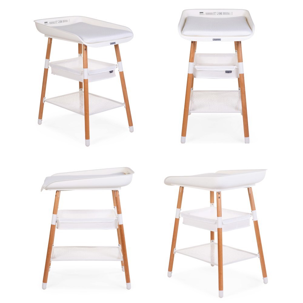 Masuta de infasat Childhome Evolux Natural Alb – imaginea 5