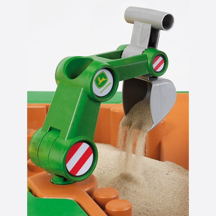 Masuta de joaca cu apa si nisip 2 in 1 Ferma John Deere – imaginea 4