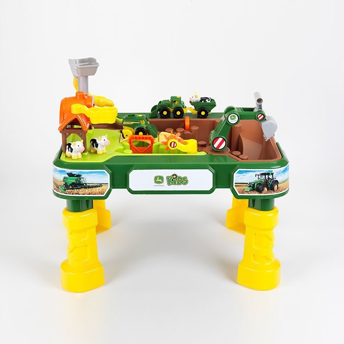 Masuta de joaca cu apa si nisip 2 in 1 Ferma John Deere – imaginea 5
