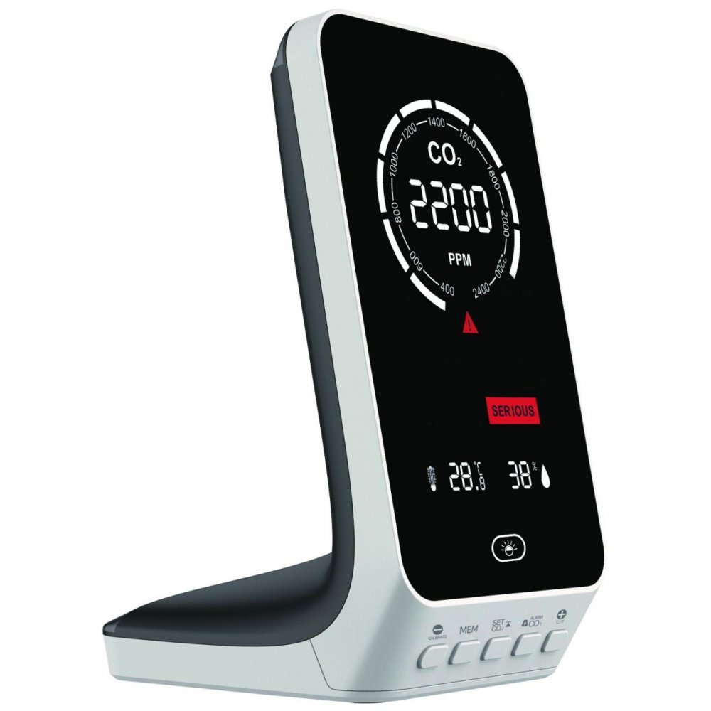 Monitor dioxid de carbon (CO2) cu afisaj temperatura si umiditate AIRCO2NTROL UP TFA 31.5010.02 – imaginea 2