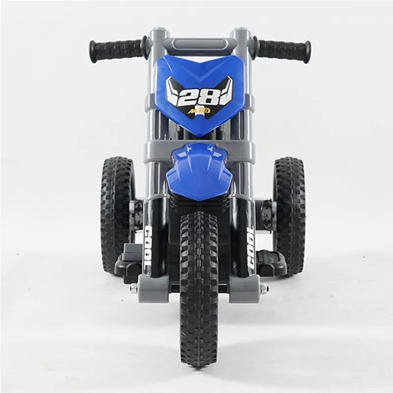 Motocicleta electrica pentru copii Nichiduta 35W Moto Blue cu pornire la buton si lumini – imaginea 4