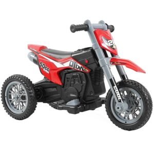 Motocicleta electrica pentru copii Nichiduta 35W Moto Red cu pornire la buton si lumini