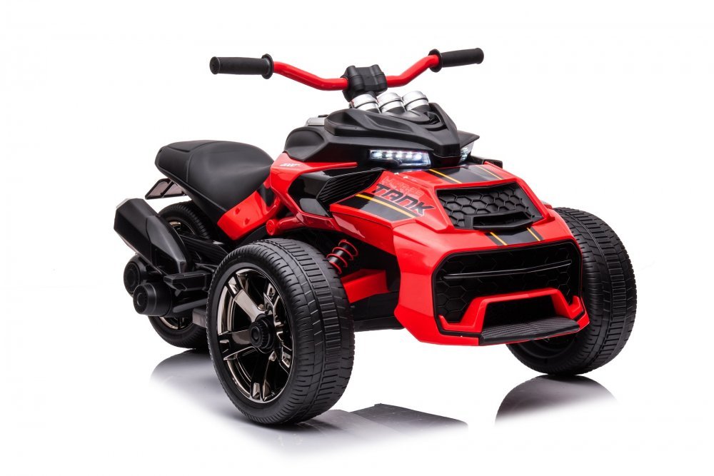 Motocicleta electrica pentru copii Nichiduta Spider Red 90W cu lumini, pornire la buton, sunete, lumini si mufa Usb – imaginea 2