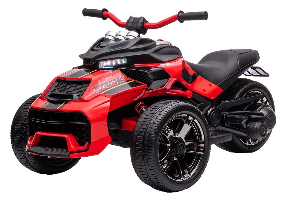 Motocicleta electrica pentru copii Nichiduta Spider Red 90W cu lumini, pornire la buton, sunete, lumini si mufa Usb – imaginea 8